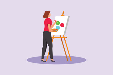 Talented&nbsp;Hobbies Concept. Colored flat vector illustration isolated