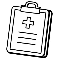 Medical File Pad – Clean Vector Design