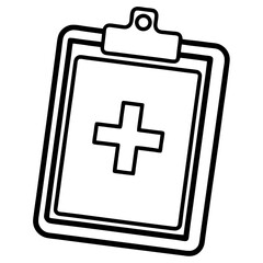 Medical File Pad – Clean Vector Design