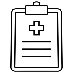 Medical File Pad – Clean Vector Design