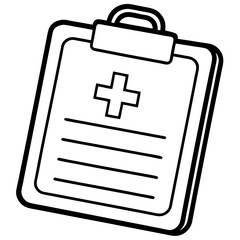 Medical File Pad – Clean Vector Design