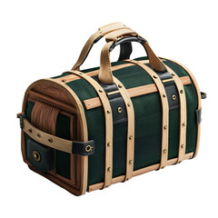 wooden chest isolated on white