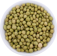 Soybeans on transparent background