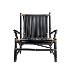 wooden chair isolated on white