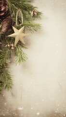 Festive Christmas and New Year composition