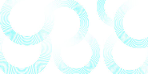 Abstract glowing geometric lines on background. Modern circle lines pattern. Futuristic concept. Abstract white background with golden circle rings.