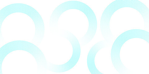 Abstract glowing geometric lines on background. Modern circle lines pattern. Futuristic concept. Abstract white background with golden circle rings.