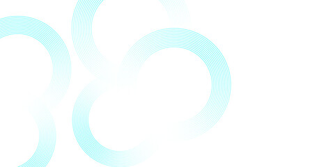 Abstract glowing geometric lines on background. Modern circle lines pattern. Futuristic concept. Abstract white background with golden circle rings.