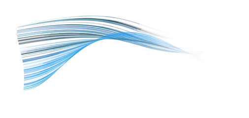 Abstract Blue Swirling Lines: Dynamic Technology Background Image