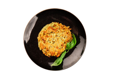 Potato pancakes drainiki potato cutlets vegetable dish fresh delicious gourmet food background on...