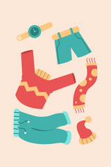 Complete clothing illustration