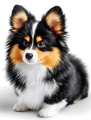 Fototapeta premium Adorable puppy portrait