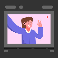 Photo yourself illustration