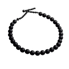 Obraz premium pearl necklace isolated on white