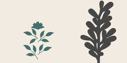 Abstract foliage and botanical background. Green tropical forest wallpaper of monstera leaves  palm leaf  branches modern