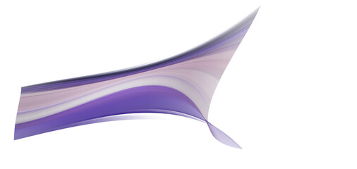 Abstract Purple and White Swirling Wave Design; Serene, Elegant, Modern Background Image