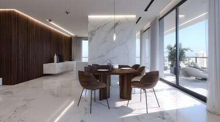Elegant Interior Design with Modern Meeting Space