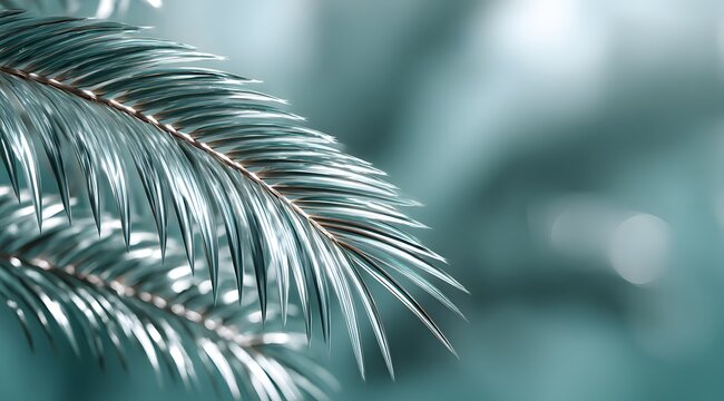 Serene Evergreen Branch with Dreamy Soft Focus