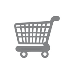 Illustration of Shopping Cart Icon for E-commerce and Retail