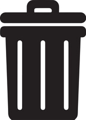 trash can icon, Vector illustration.
