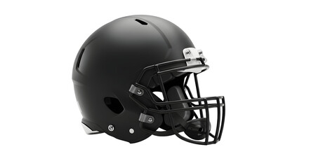 Fototapeta premium Black football helmet illustration