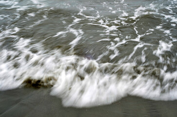 waves on the beach