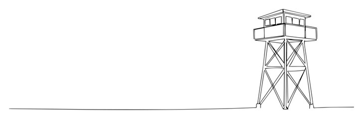 guard watchtower military observation post