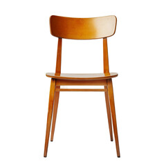 wooden chair isolated on white background