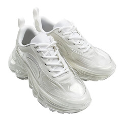 sport shoes on white background