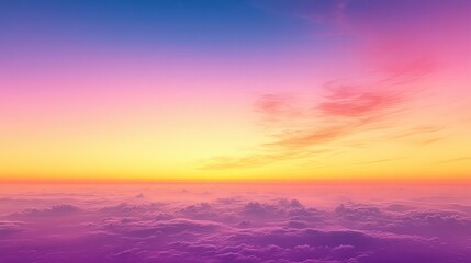 Fototapeta premium Minimal soft gradient background in pastel yellow and lavender purple with a dreamy, relaxing tone