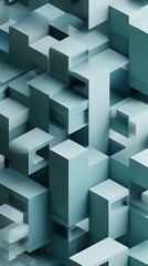 Geometric abstract of cubes and voids