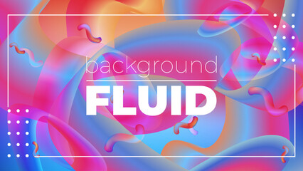 Abstract Fluid Neon Color Pattern – Liquid Gradient Background with Modern Geometric Dynamic Motion Style for Wallpaper, Banner, Card, Book Illustration, and Landing Page Design