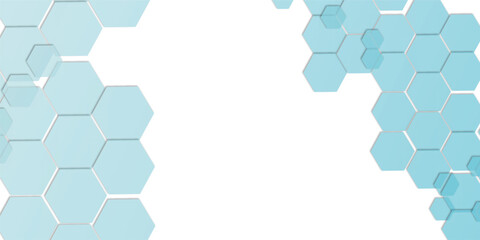 Geometric technology honeycomb hexagon medical background. Technology and science wallpaper template. Business vector illustration.