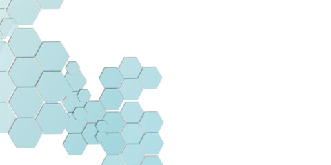 Obraz premium Geometric technology honeycomb hexagon medical background. Technology and science wallpaper template. Business vector illustration.