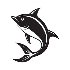 Obraz premium basa sea fish vector illustration