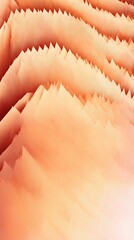 Textured peach abstract with jagged edges