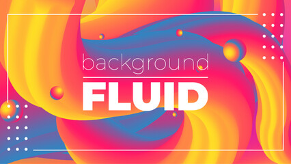 Abstract Fluid Neon Color Pattern – Liquid Gradient Background with Modern Geometric Dynamic Motion Style for Wallpaper, Banner, Card, Book Illustration, and Landing Page Design