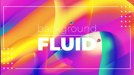 Abstract Fluid Neon Color Pattern – Liquid Gradient Background with Modern Geometric Dynamic Motion Style for Wallpaper, Banner, Card, Book Illustration, and Landing Page Design