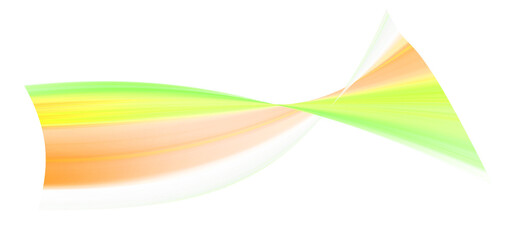 Abstract lime green and peach swirl design; vibrant, energetic, modern background.