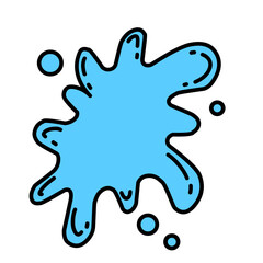 water splash outline