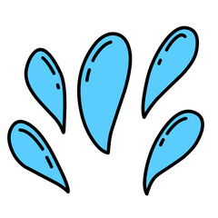 water splash outline