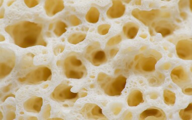 Macro porous texture white and yellow