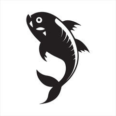 Fototapeta premium basa sea fish vector illustration