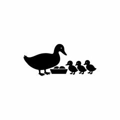 Dock vector art হাঁস