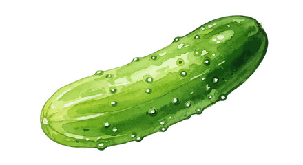 Three Delicate Sprigs Of Dill Depicted In A Watercolor Vector Style Showcasing Fine Details And A Refreshing Natural Aesthetic Against A Plain Background