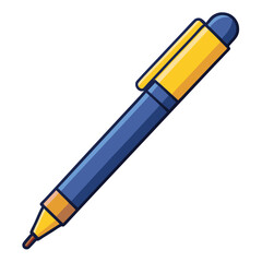 pen vector image on white background