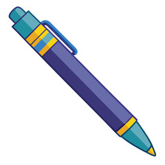 pen vector image on white background