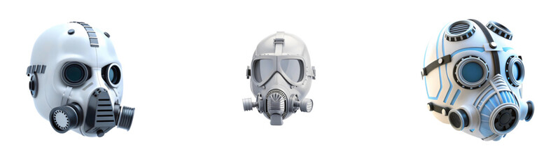 Tactical Gas Masks: Futuristic Headgear for Protection and Sci-Fi Concepts


