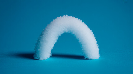Crystal Curve A Delicate Arch in Sugar and Light (1)