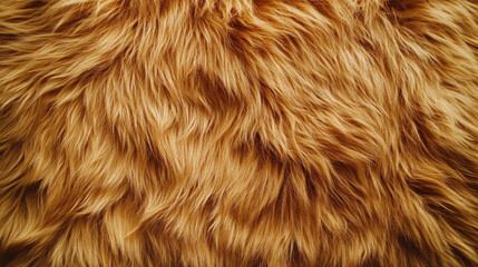 Close up of orange fur texture soft and fluffy detailed hair strands warm color natural animal coat thick and dense fur cozy appearance wild animal fur vibrant orange hue textured surface plush